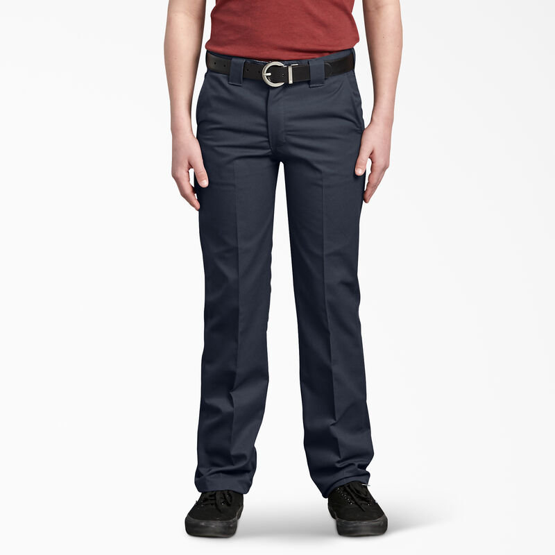 Dickies Boys' Slim Fit Pants, 4-20 Dark Navy ID-zM3AJqWD