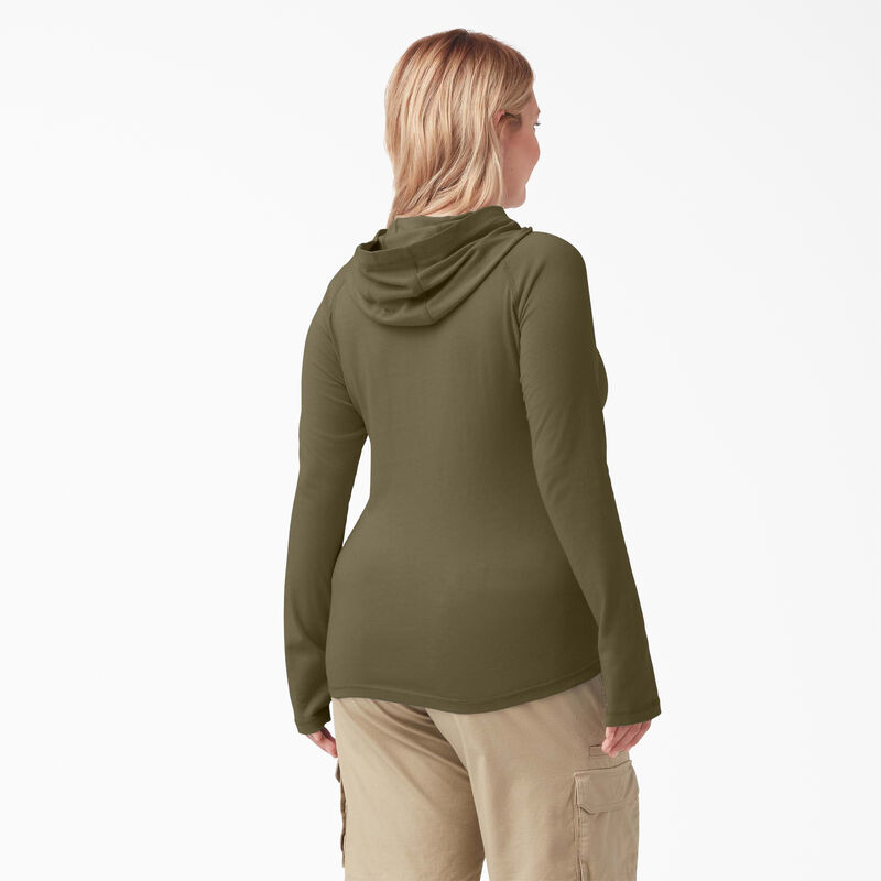 Dickies Plus Cooling Performance Sun Shirt Military Green Heather ID-zWC83X1s