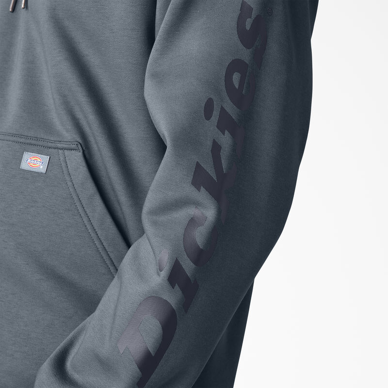 Dickies Water Repellent Logo Sleeve Hoodie Stormy Weather ID-zXhGT9eG