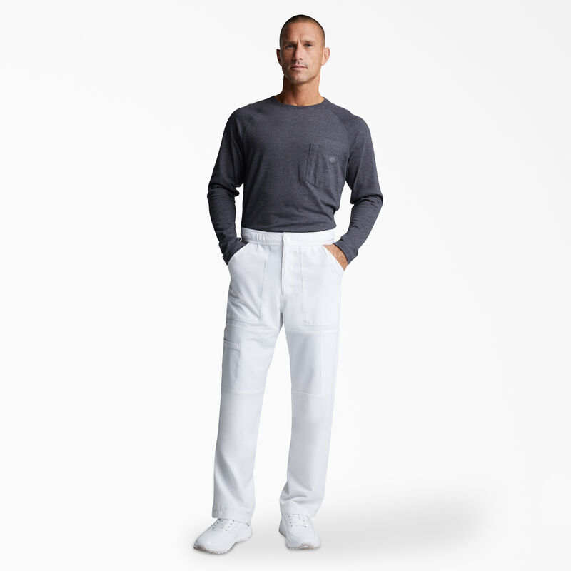 Dickies Men's Dynamix Cargo Scrub Pants White ID-zbE8oKhn