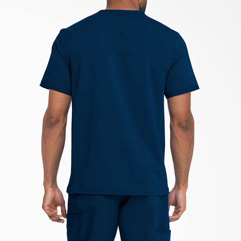 Dickies Men's Balance V-Neck Scrub Top Navy Blue ID-zcWRuwHl