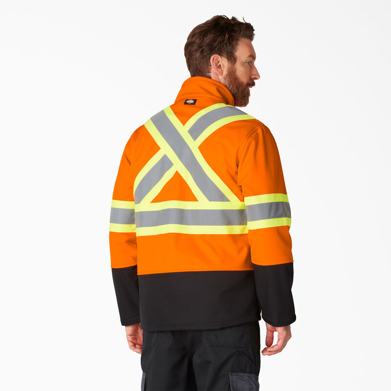 Dickies Hi Vis Safety Softshell Jacket ANSI Orange ID-zgeyZn3J