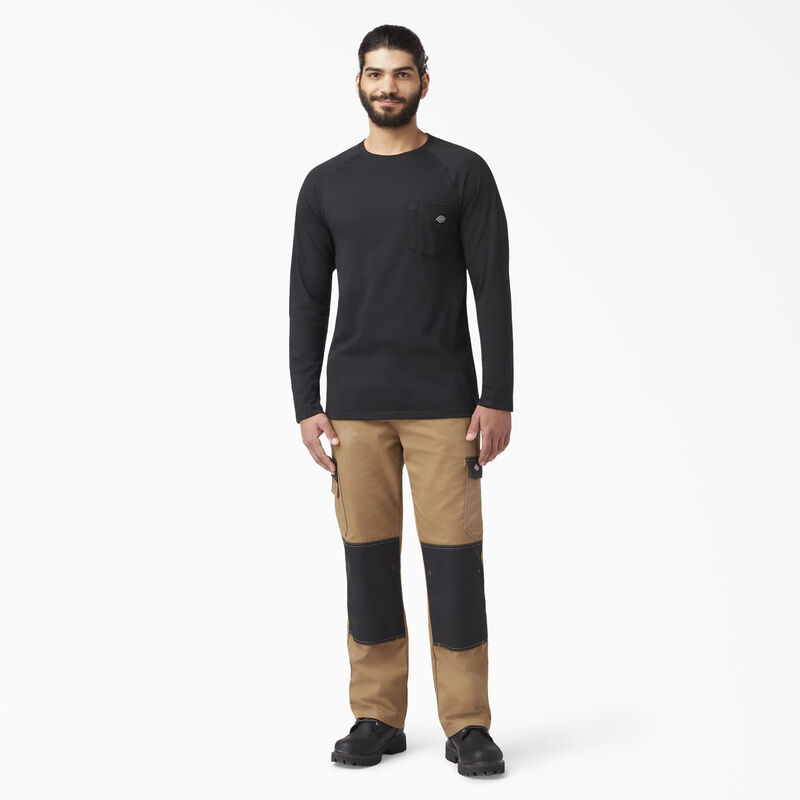 Dickies Cooling Long Sleeve Pocket T-Shirt Black ID-zkxGpg9E