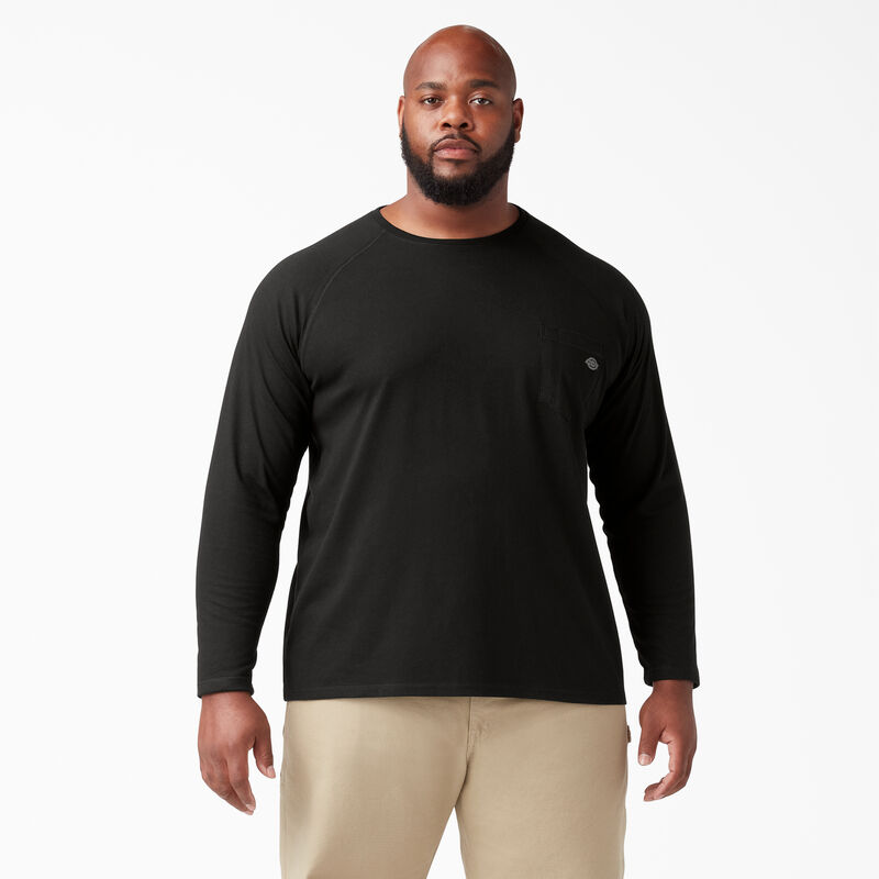 Dickies Cooling Long Sleeve Pocket T-Shirt Black ID-zkxGpg9E