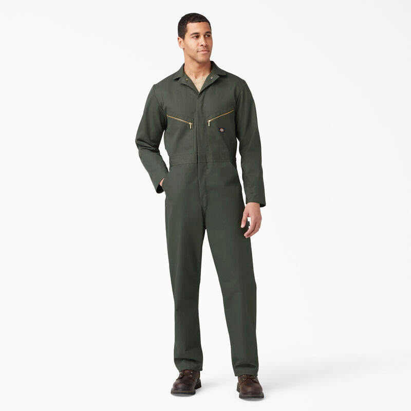 Dickies Deluxe Blended Long Sleeve Coveralls Olive Green ID-zuTlOWgP
