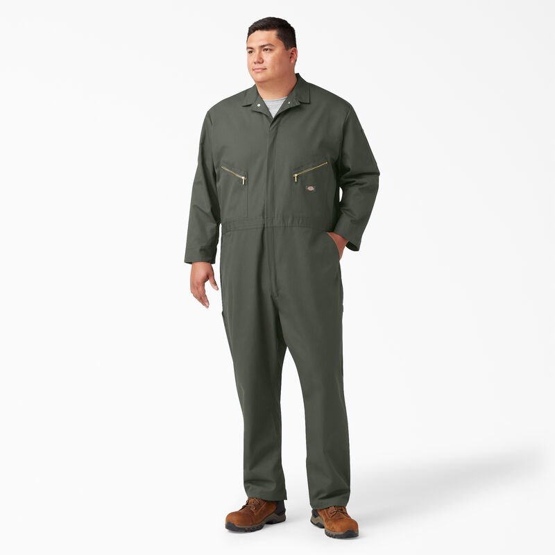 Dickies Deluxe Blended Long Sleeve Coveralls Olive Green ID-zuTlOWgP