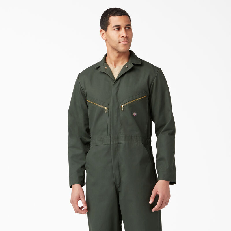 Dickies Deluxe Blended Long Sleeve Coveralls Olive Green ID-zuTlOWgP